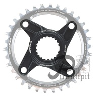 Strummer ADTCR-104-SHM Chainring Adaptor for Shimano Direct Mount / Crank Chainring Adapter BCD 104M