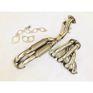 JASMA TOYOTA 4AGE 20V Black & Silver top extractor out let pipe 2.5'' front wheel drive model 32817