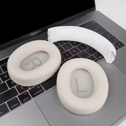 Earphone pads For QCY H3 H3 Lite ANC replacement Earpads Mesh cloth Memory Covers Sponge Soft Protei