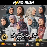 [ AZ AURELIA 1.0 & 2.0 ] Hijab by Ameera Zaini Premium Soft Cotton Voile Printed Bawal Bidang 47 + F