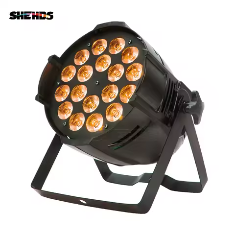 1PCS 18x18W RGBWA UV Led Par Lighting 6in1 DMX Aluminum 18x12W 4in1 DJ Disco Wash Effect 18x18W Prof