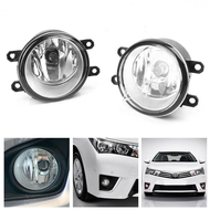 คู่9 LEDขับขี่ ไฟตัดหมอก ไฟสปอร์ตไลท์ for Toyota Corolla Altis CamryยาริสวีออสRAV4 Vios โคมไฟหมอกไฟหน้ากันชนด้านหน้า (ไม่มีชุดสายไฟและสวิตช์)