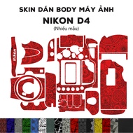 3M Skin for Nikon D4 stickers (Many models) | Anti-fouling film for Nikon D4 body