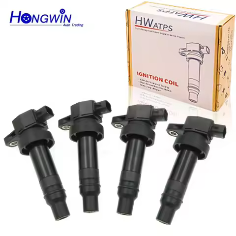 4pcs 27301-2B010 27350-2B000 High Performance Ignition Coil With Extension Wire Fits Hyundai Kia Mot