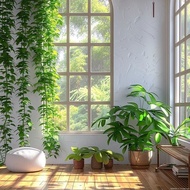 New Minimalist Live Stream Room Background & Interior Decor Photo Backdrop