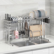 Basket304K-911Sink Dish Rack Stainless Steel Bowl and Chopstick Storage Rack Shelf Bowl Rack Telesco