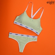 Ei8ht UNDIES || Maryam Sportswear / Sportswear Set + MINT String Underwear In pastel Green