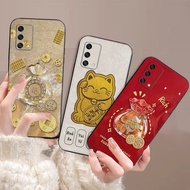 Oppo A74 / A94 / A95 case printed with fortune jade bag, camera protection