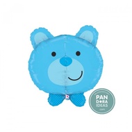 27" Multi Side Blue Bear Foil Balloon | Jumbo Betalic Foil Balloon 69cm