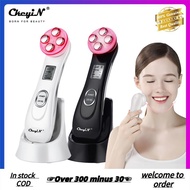 NEW2022❍◊CkeyiN EMS Facial Beauty Instrument Multifunctional LED Lights RF Radio Frequency Beauty De