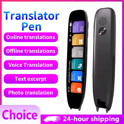Scan Translation Pen - 142 Languages Smart Dyslexia Assistive Tool, Speech/Scan-to-Text Reading Pen 