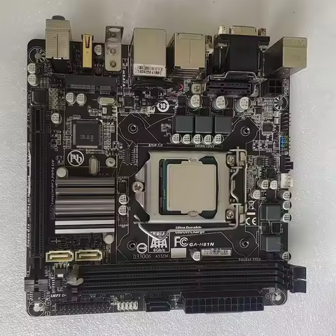 ITX-motherboard LGA 1150 H81 Support I3/I5/I7 4th generation GA-H81N