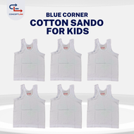 [WHOLESALE] Kentucky White Sando (for Kids) - 6 pcs