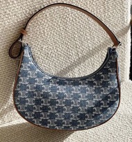 Celine Ava bag denim 經典老花 牛仔藍色 腋下包單肩袋 193952FNM-05DS 全新正版正貨