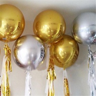 Ready Stock 22 INCH 4D Foil Ballon Gradients Ball Agate Disco Football Happy Birthday Foil Balloons 