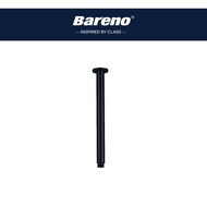Bareno Brass Matt Black Finish Bathroom Shower Accessories Ceiling Arm 300mm C-300B