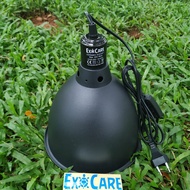 Aluminum Light Dome 8.5" 21cm ExoCare - non Exoterra - Reptile Reflector Lamp - UVB Lamp Holder