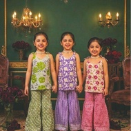 MAYAVI Inspired Kids Sharara Suit Indian Ethnic Wear Soft Cotton