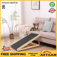 ARTISAM Solid Wood Adjustable Pet Dog Climbing Ladder Dog Sofa Ladder Pet Anti-Skid Ramp Ladder