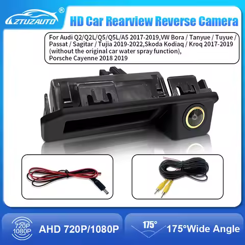 AHD1080P Vehicle Water Spray Rear View Camera For Audi Q2 Q2L Q3 A5 A5L A6 A6L VW Polo Passat EOS Po