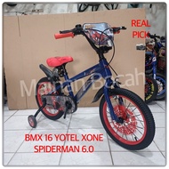ELEMENT COYOTE YOTEL 16 INCH BMX BIKE FOR BOYS SPIDERMAN 6.0Xone