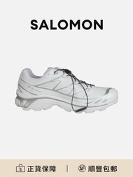 SALOMON XT6-GTX 白色男女同款 合成材料戶外低幫運動鞋 防滑耐磨[平行進口]