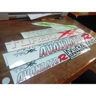 Sticker set Daihatsu Mira L200s Avanzato R for Perodua Kancil