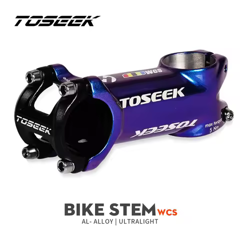 TOSEEK Wcs Mountain Bike Handlebar Stem 31.8mm Cycling Bicycle Aluminium Alloy Dazzle Color High-str