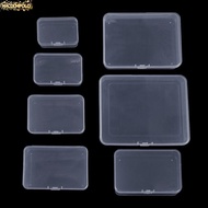 DESERT Jewelry Beads Container, Plastic 8 Sizes Transparent Storage Box,  Square Transparent Fishing
