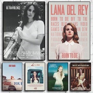 Lana Del Rey Hot Music Album Poster Painting Art Home Wall Decoration Picture Frameless - Living Roo