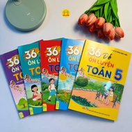 Book - 36 Math Review Questions 1, 2, 3, 4, 5 (Compiled according to the new Education Curriculum)