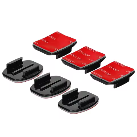 For GoPro Hero 12 11 Helmet Adhesive Sticky Mounts Flat Curved 3M Mount For GoPro 11 10 9 8 7 6 5 In