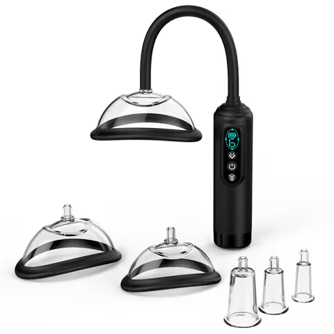 Electric Pussy Pump Nipple Sucking Vibrator Toys BDSM Vacuum Vagina Clit Sucker Breast Massager Nipp
