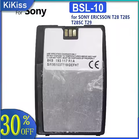 Battery BSL-10 For Sony Ericsson T28 T28S T28SC T29 T39 T520 T320 R520 R320 BUS-11, 650Mah