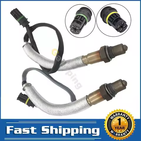 2Pcs Oxygen Sensor 2 Bank 1 2 for BMW 128i 328i 528i X3 X5 Z4 2008 2009 2010 BMW 1 Series M 2011 3.0