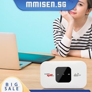 [mmisen.sg] 4G LTE Mobile WiFi Router 150Mbps WiFi Hotspot with SIM Card Slot for Car Travel