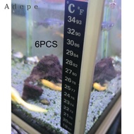[Adepe] 6Pcs Aquarium Thermometer Strips 18C-34C 64F-93F Easy to Install Compact