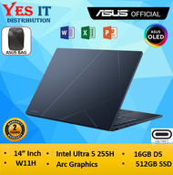 ASUS Zenbook 14 OLED (UX3405C-AQL246/248WS) ( Ultra 5 225H / 16GB D5 / 512GB SSD / 14" Inch / W11H /