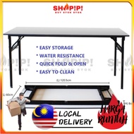 Shopipi Banquet table/Foldable table/Catering/ Hall/Buffet/Outdoor Dining Meja Lipat