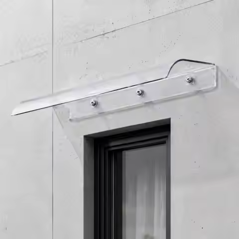 Outdoor Window Awning Rain Shelter for Windows Exterior Window Awning Canopy Rain Shelter Cover Weat