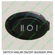 SSB3P OVAL ON OFF SWITCH 3 PIN OVAL 3 PIN ON OFF BLENDER ON OFF SWITCH