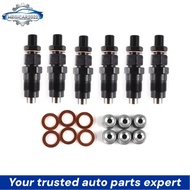 6PCS Diesel Fuel Injectors For Nissan Patrol GU Y61 TD42 TD42T Engine Parts