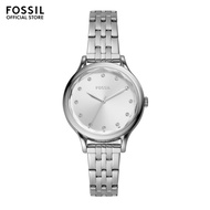 Fossil Women's Laney Silver Stainless Steel Watch BQ3861