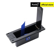 Musiclily Pro 9-Volt Nhựa thùng ắc quy trường hợp ngăn cho hoạt động guitar bass Đen
