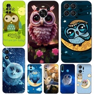 Case For Huawei y6 y7 2018 Honor 8A 8S Prime play 3e Phone Cover Soft Silicon Cute Owls Cartoon Animal