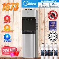 Midea Mild Alkaline Floor Standing Water Dispenser Hot Normal Cold PENAPIS AIR Model: 1673 2037S Wit