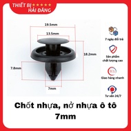 Túi 100 Chốt Nhựa Ô Tô 7mm – Đinh Tán/Nở Nhựa Chuyên Dụng Cho Gara