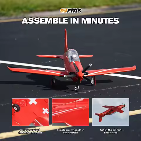 FMS 1100mm PC-21 Pilatus PNP electric airplane model fixed-wing outdoor assembled charging remote co