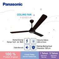 Panasonic F-EY1511-K - Ceiling Fan (Hitam)