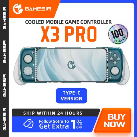 GameSir X3 Pro Cellphone Gamepad Game Controller with Hall Effect Joystick for iPhone 15 Android PC 